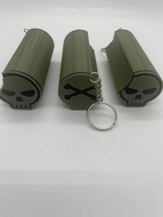 Skull Keychain/Lighter Case