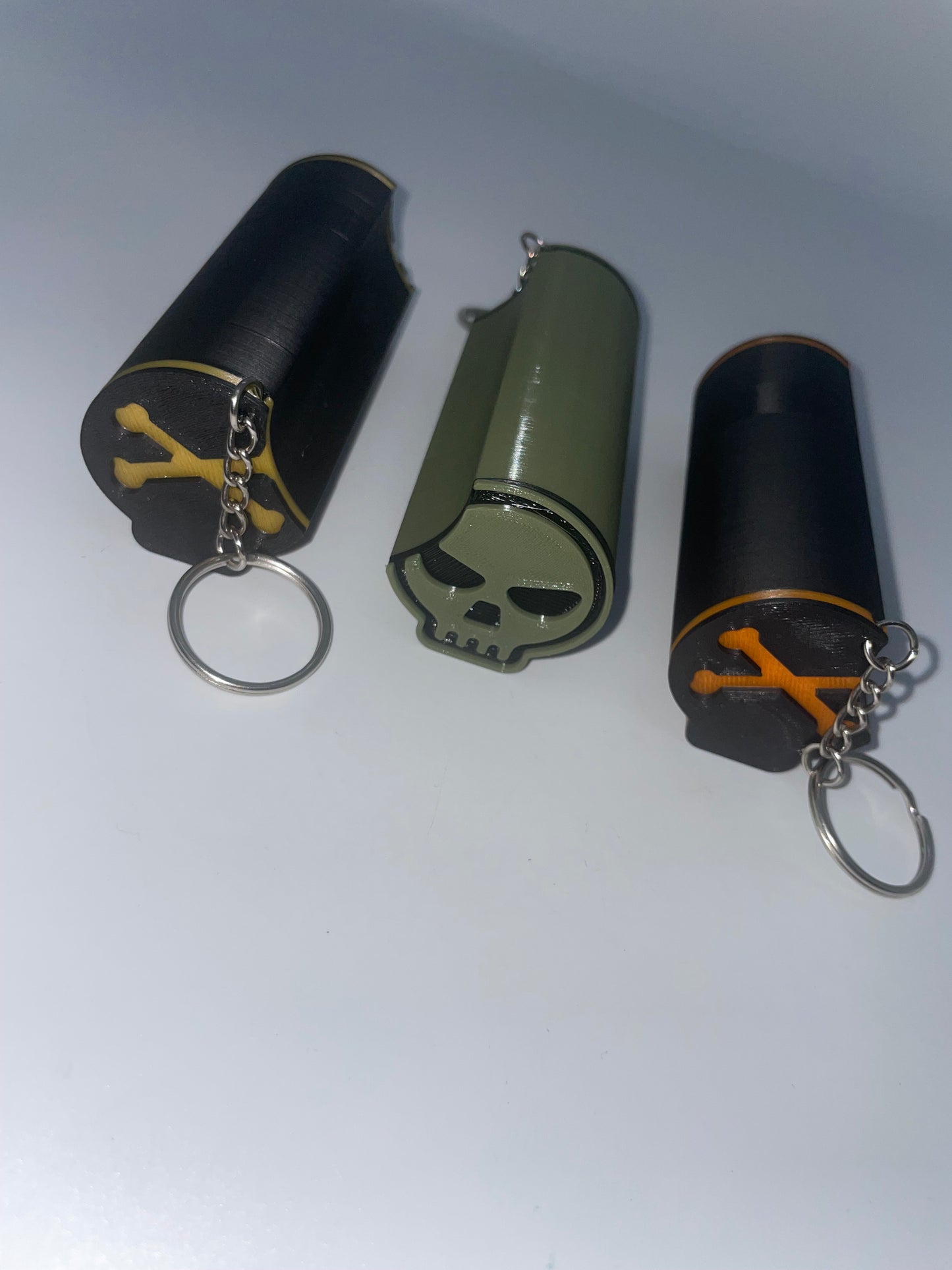 Skull Keychain/Lighter Case